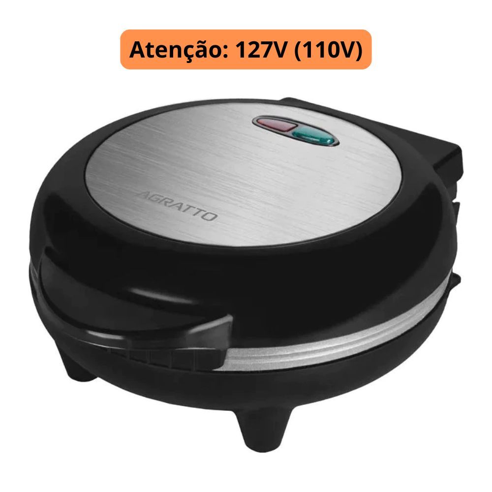 Omeleteira Antiaderente Elétrica Dupla 800w Mr. Cheff Agratto 127V