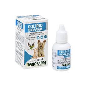 Colírio Biofarm para Cães e Gatos - Tratamento de Infecções Oculares com Aplicação Fácil