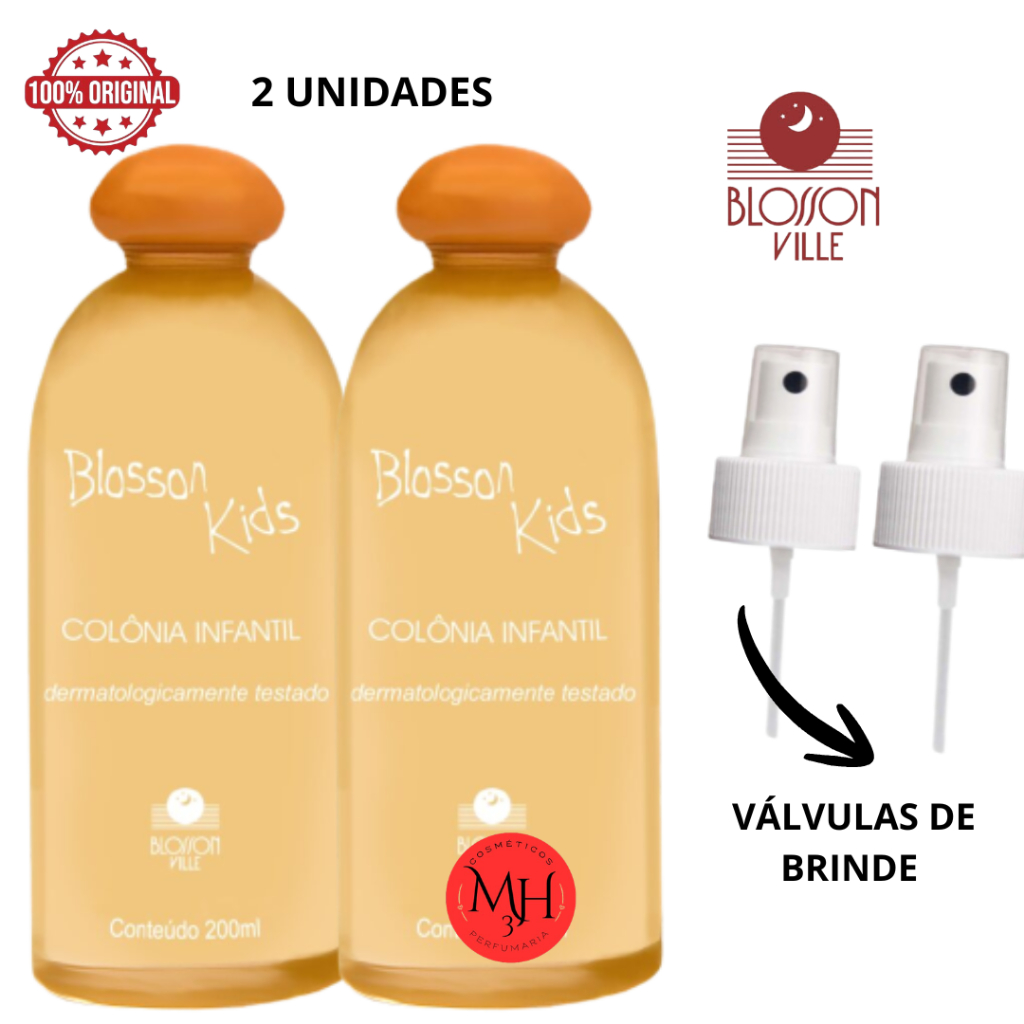 kit quanto mais laranjinha Blosson Kids melhor