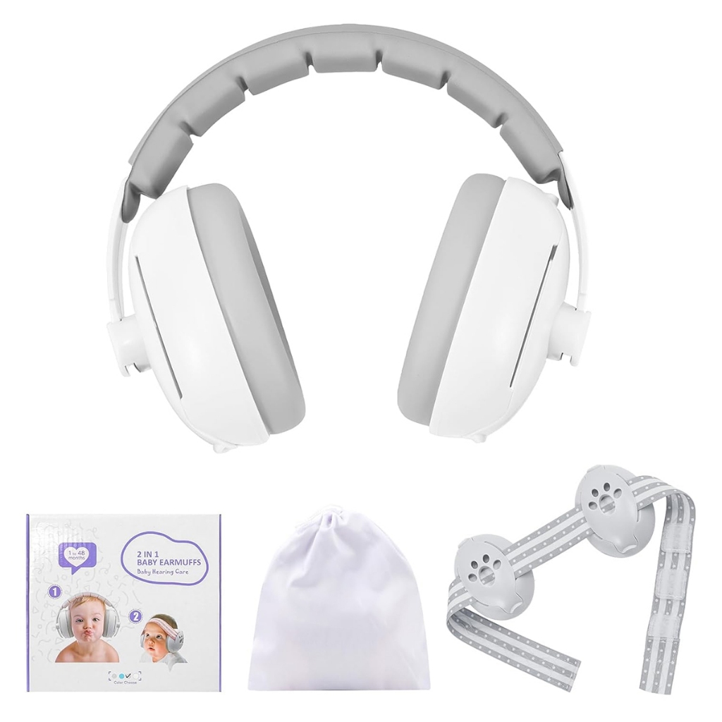 Abafador Autismo Infantil 2in1 Fone Protetor de Som Ouvido Auricular Ruido Super Confortavel