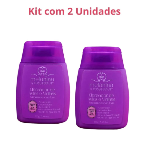 Clareador de Axilas e Virilhas