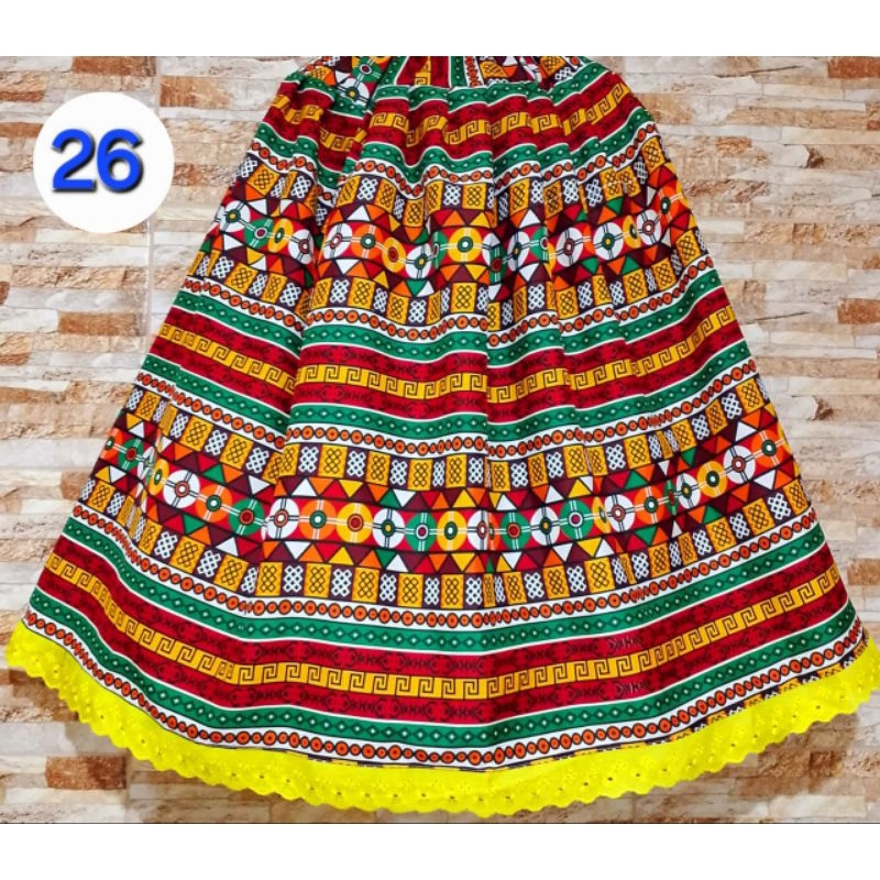 Saia umbanda e candomblé estampada 43
