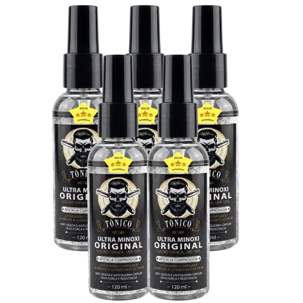 Kit 5x Pro Barber Barba Cabelo ultra 120ml