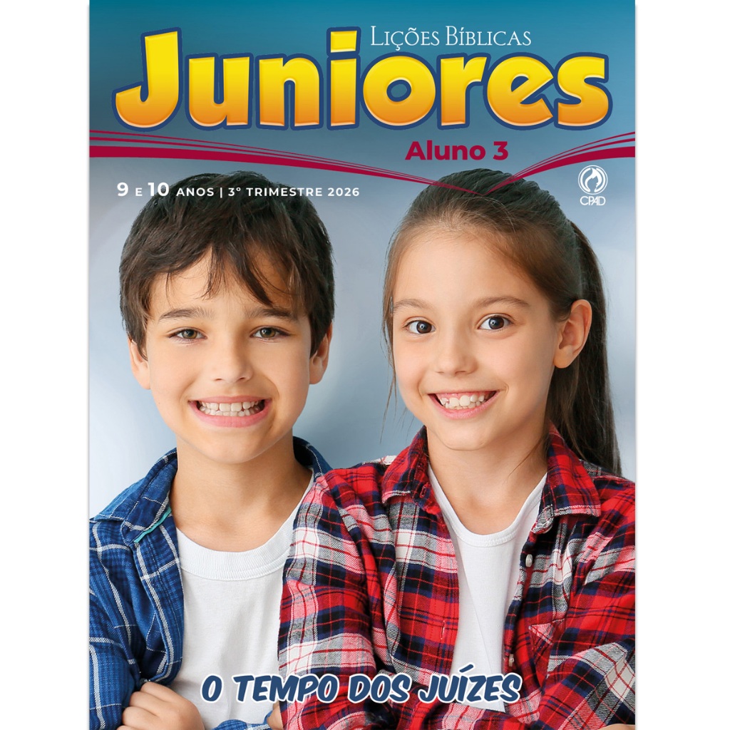 Revista - Lições Bíblicas Juniores Aluno 3° Trimestre 2026