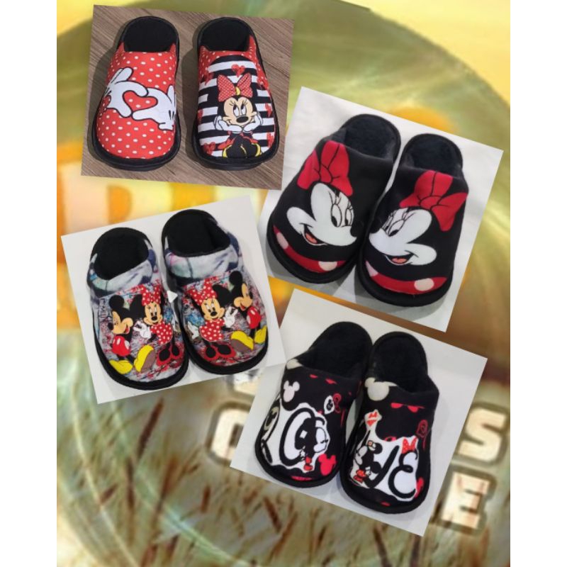 Pantufa Minie/ Chinelo solado Leve de Inverno