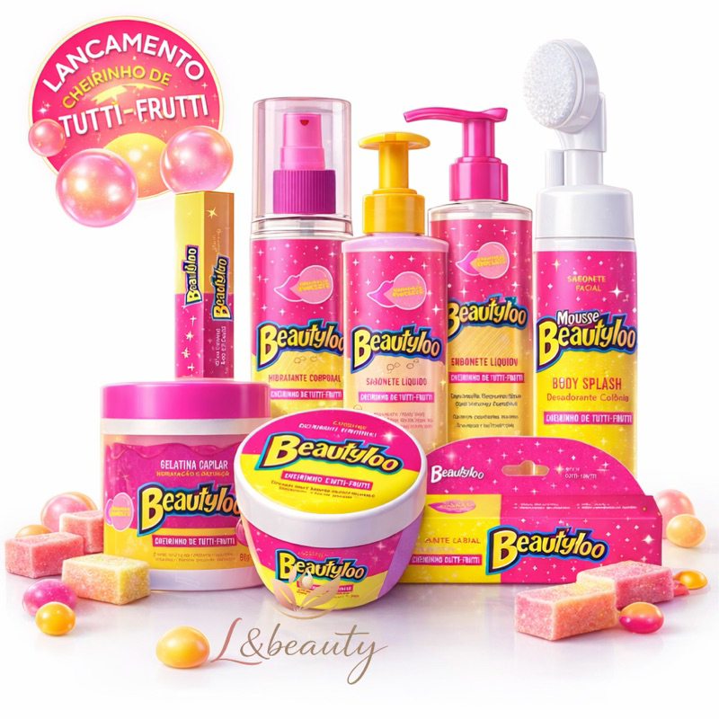 Kit Combo Gelatina Capilar + Cuidados Corporais Fragrância Doce – Beautyloo Face Beautiful