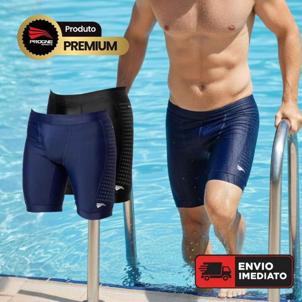 BERMUDA NATAÇÃO MASCULINA ADULTO EXTRALIFE - TREINOS E ESPORTES AQUATICOS - PROGNE SPORTS