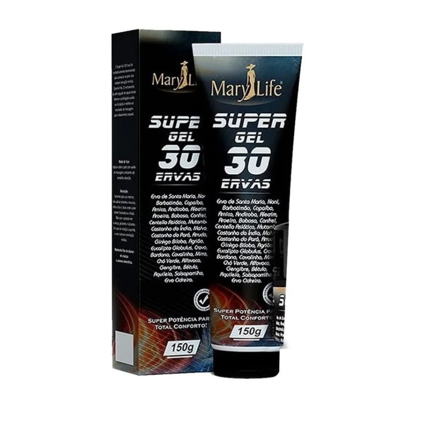 Super Gel 30 Ervas 150g Marylife