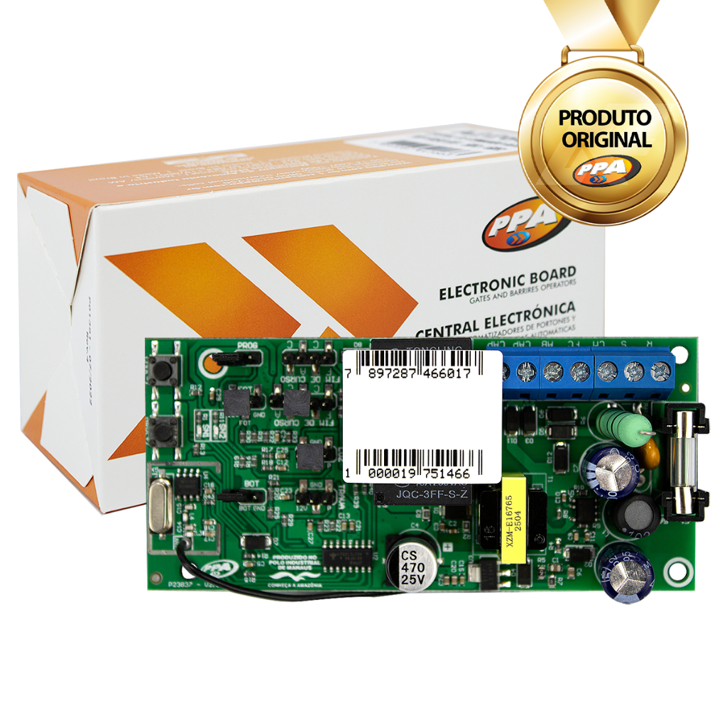 Placa Central Motor Mono Agility Pop Freio Bivolt Ppa