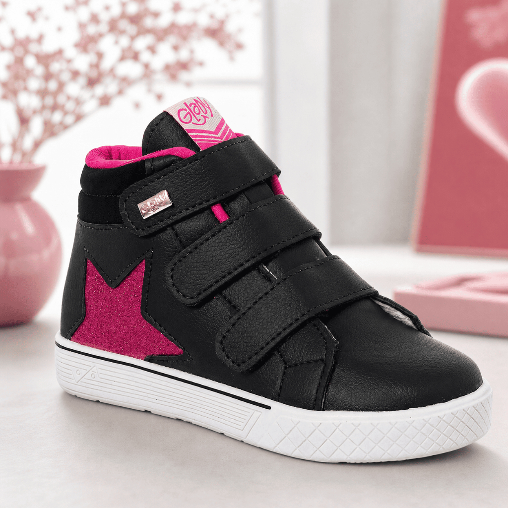 Tênis Infantil Feminino Juvenil Menina Botinha Sapatenis Sapato Confortável Macio 28 ao 35 Promoção