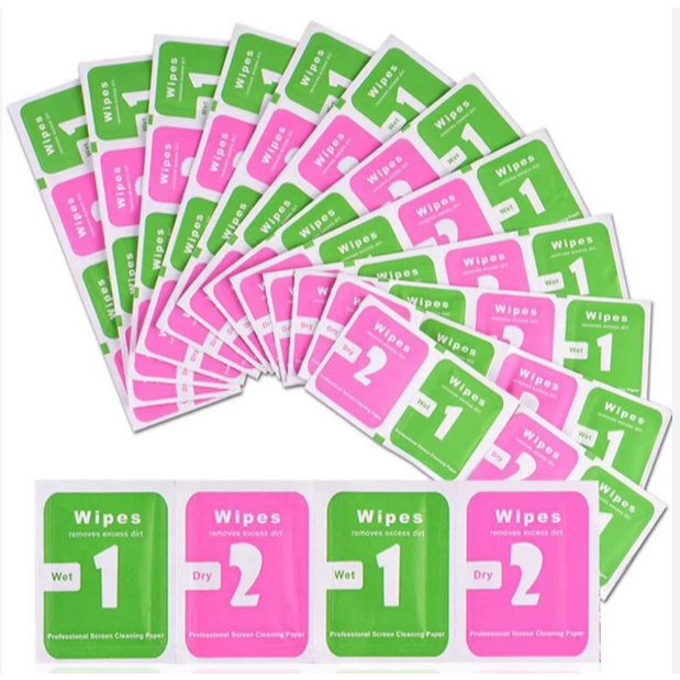 25/50 /100 /500 Lente Da Câmera Do Telefone Lcd Tela De Poeira Remoção De Vassagem Molhado Limpeza Wipes Papéis