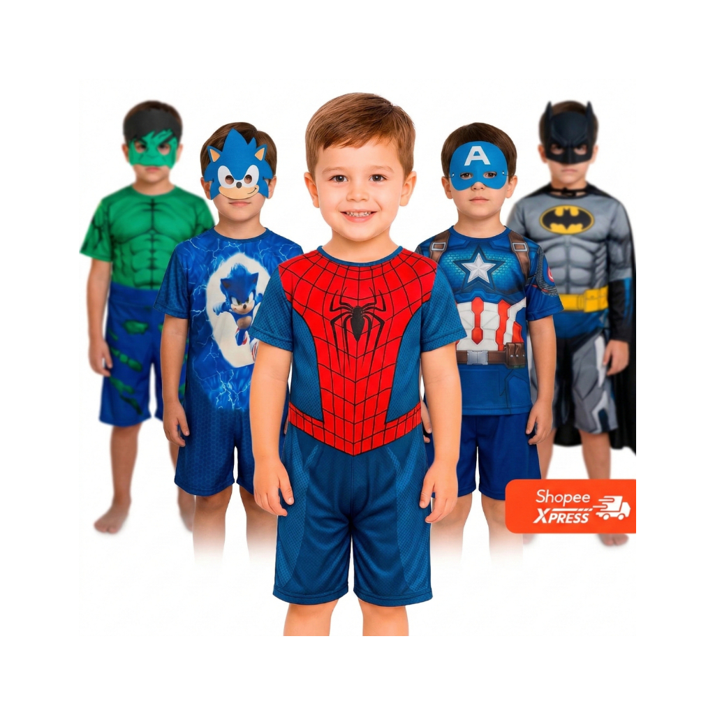 Fantasia Infantil de Super-Herói Kids Premium