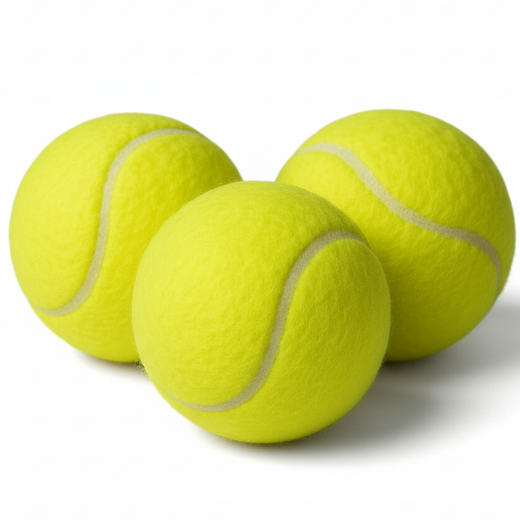 Kit 3 6 9 ou 12 Bolinhas de Tênis Bola Treino Beach Tennis Brinquedo Cachorro Praia Profissional