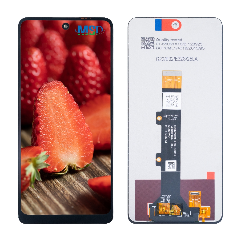 Tela Frontal Touch LCD Display Para MOTO G22 Xt2231 Sem Aro e Com Aro Peça Reposição Completa