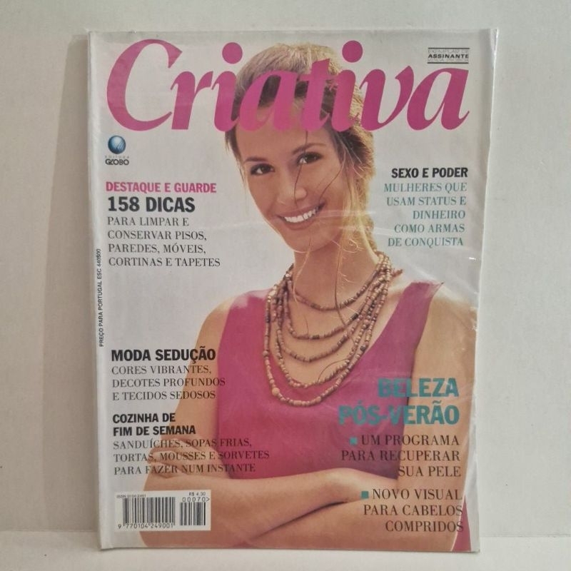 revista Criativa. valor unitário. revista plastificada