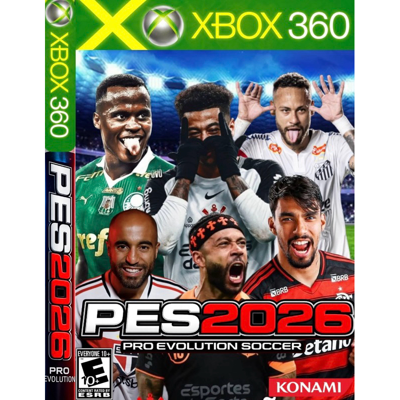 Pes 2026 xbox 360 atualizado março 2026 lançamento