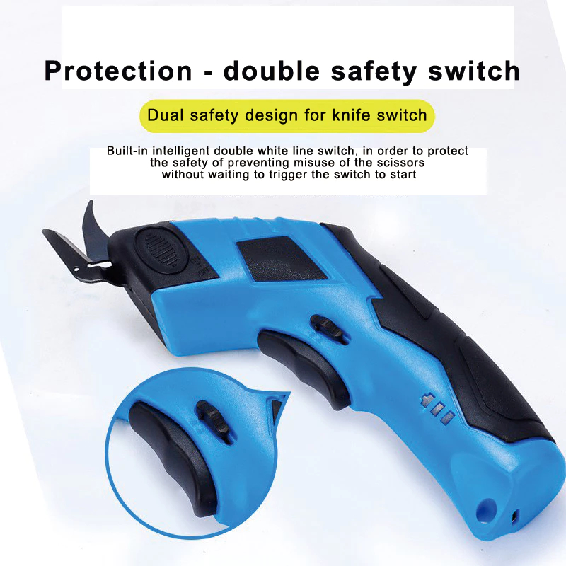 Tesoura de Corte Elétrica USB Recarregável Bivolt – Ideal para Tecidos, Papel, Couro e Artesanato