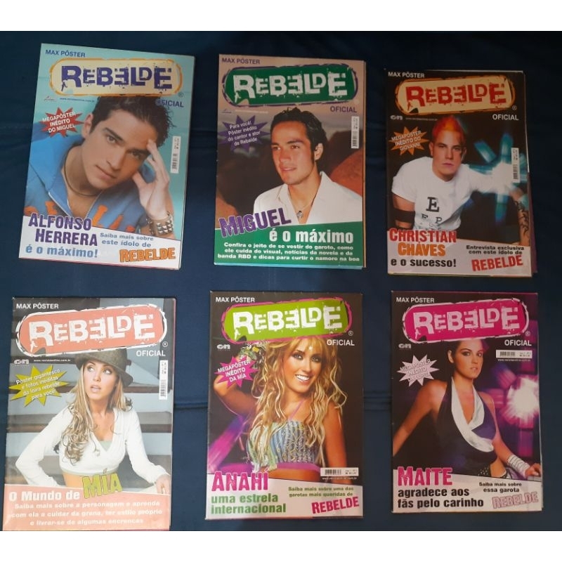 Revista Max Pôster Rebelde Oficial