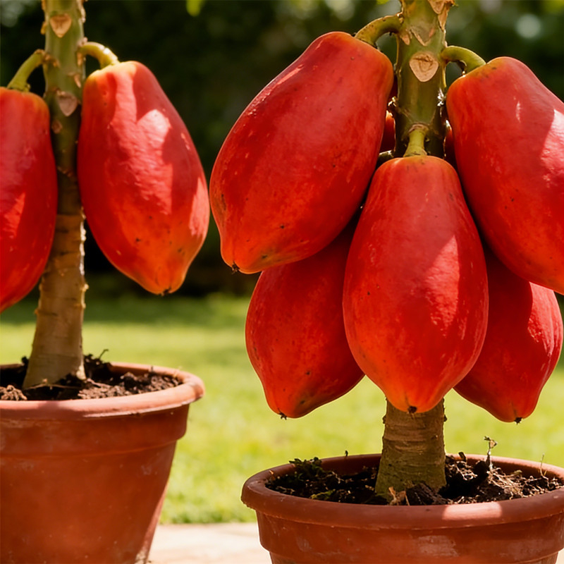 Mamão Anão Red Tailandês 10 Sementes Premium | Alta Germinação