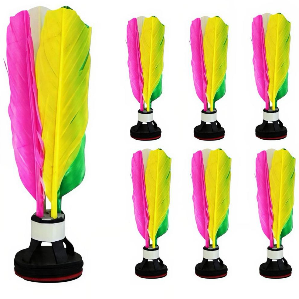 Kit Petecas Coloridas e Brancas Recreativas Infantil Resistente Direto da Fábrica
