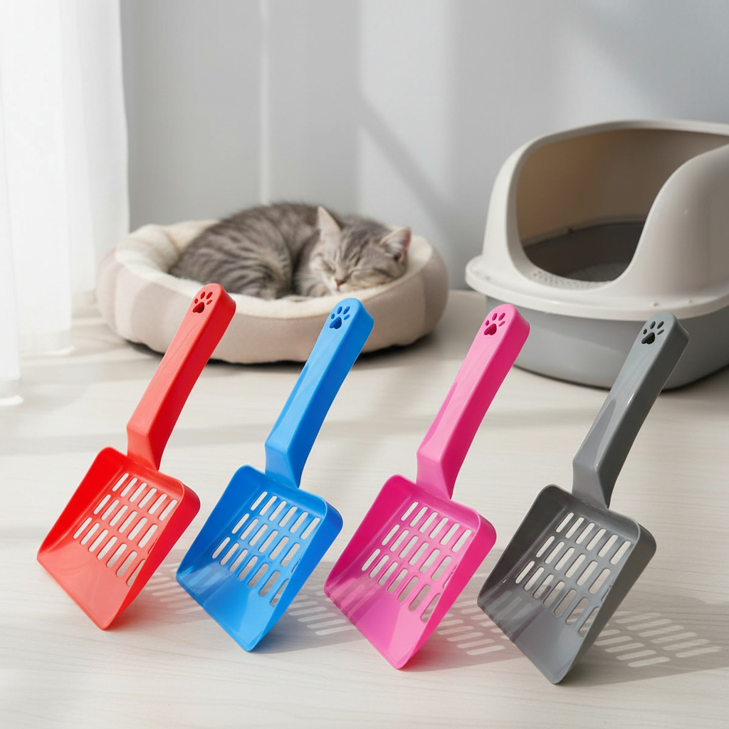 Kit 10 Pazinhas Higiênicas Pega Fezes para Caixas de Areia Gatos Coletor Côco