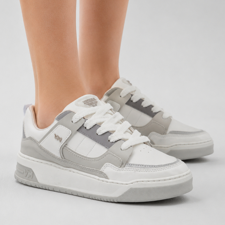 Tênis Feminino Via Marte Casual Streetwear Sneaker Chunky Plataforma Sola Reta