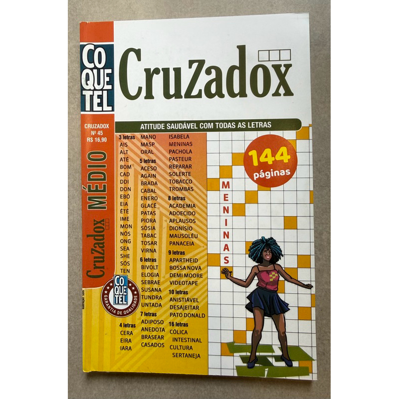 Livro Coquetel Cruzadox - Nível Médio N° 45