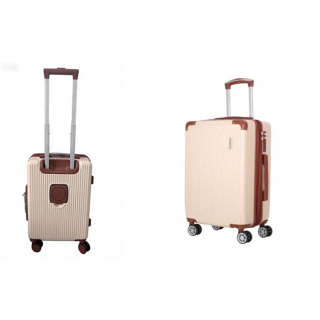 Mala 10KG De Viagem Bordo Em Abs Com  Porta Copo Dupla. Rodas Dupla Removível 360Grau