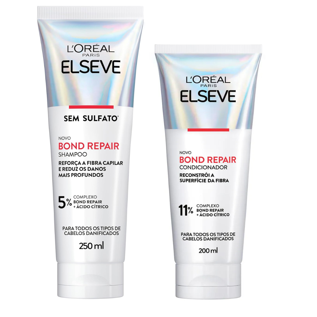 Kit Elseve Bond Repair L'Oréal Paris Shampoo 250ml + Condicionador 200ml