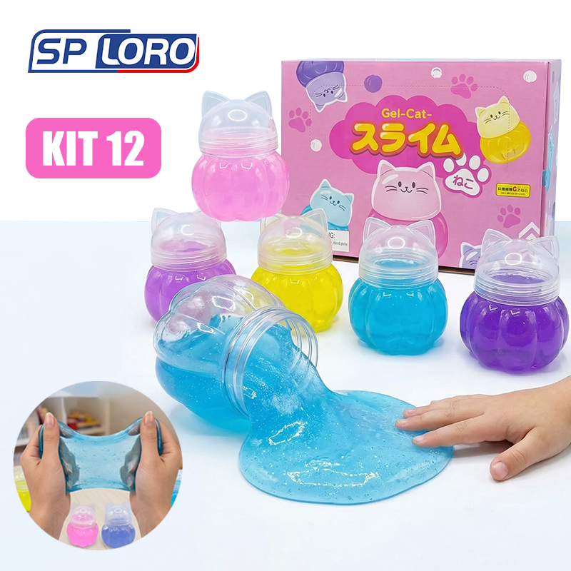 KIT 3/6/9/12 Slime Não Tóxico NÃO GRUDA Clear leleca Geleca Anti-estresse Brinquedo Infantil 4700