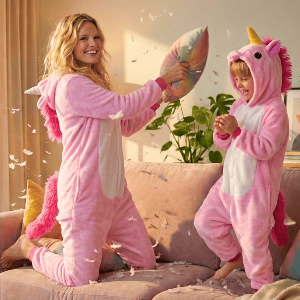 Macacão Pijama Kigurumi Cosplay Dinossauro Unicórnio Vaquinha Tubarão