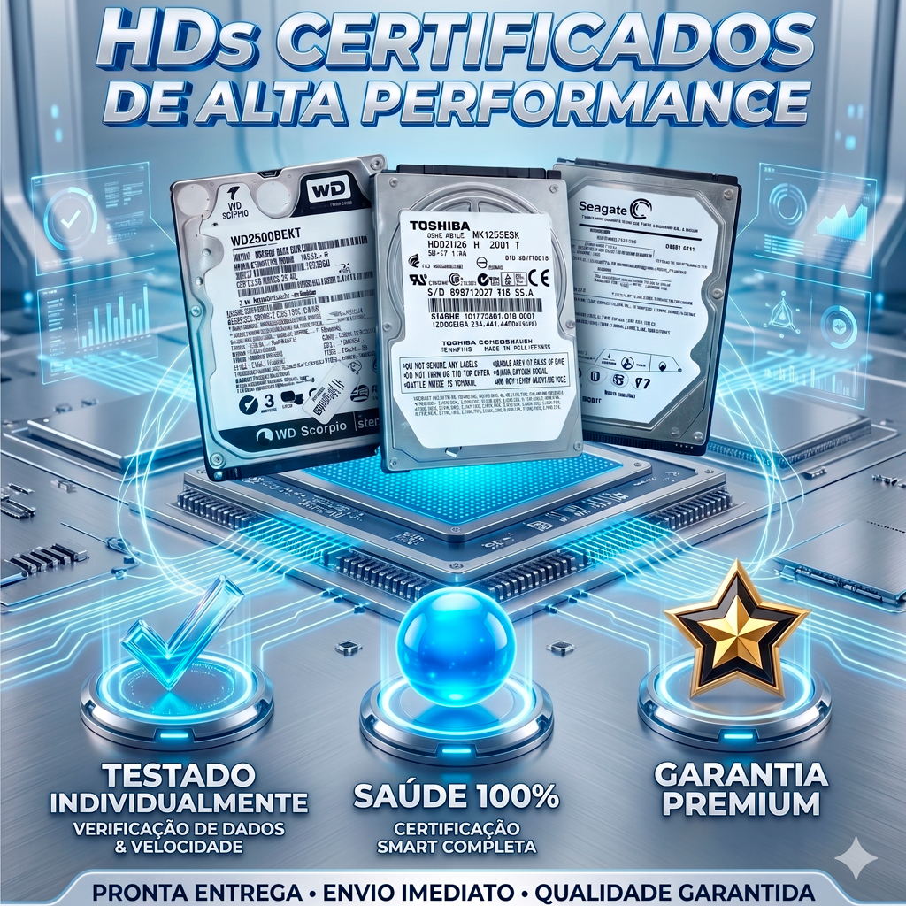 HD 500GB Slim 2.5 Notebook/Xbox/PS3/PS4 - Disco Rígido Interno SATA ENVIO IMEDIATO