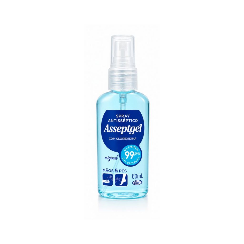 SPRAY ANTISSEPTICO ASSEPTGEL CLOREXIDINA ORIGINAL 60ML