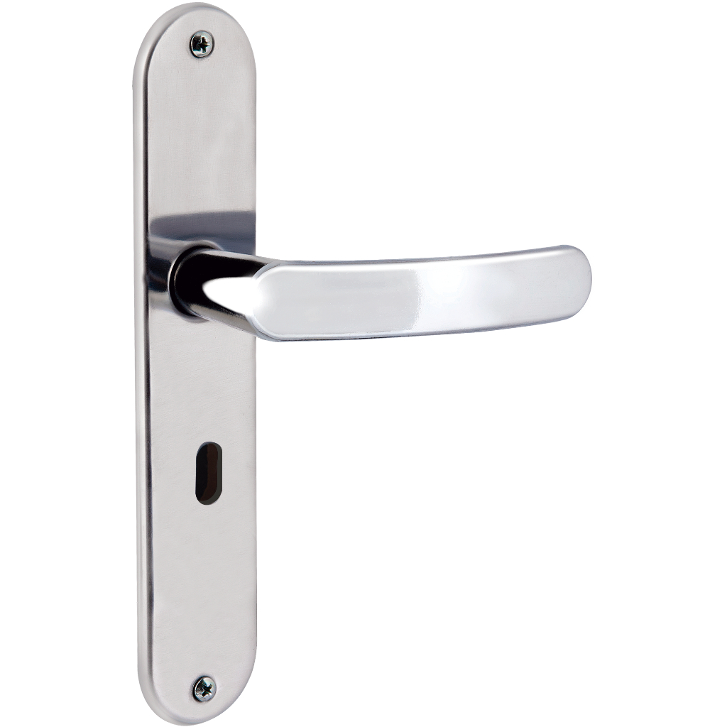 Fechadura Interna Aliança 2700/71 Inox Premium Porta de Madeira 40mm Quarto