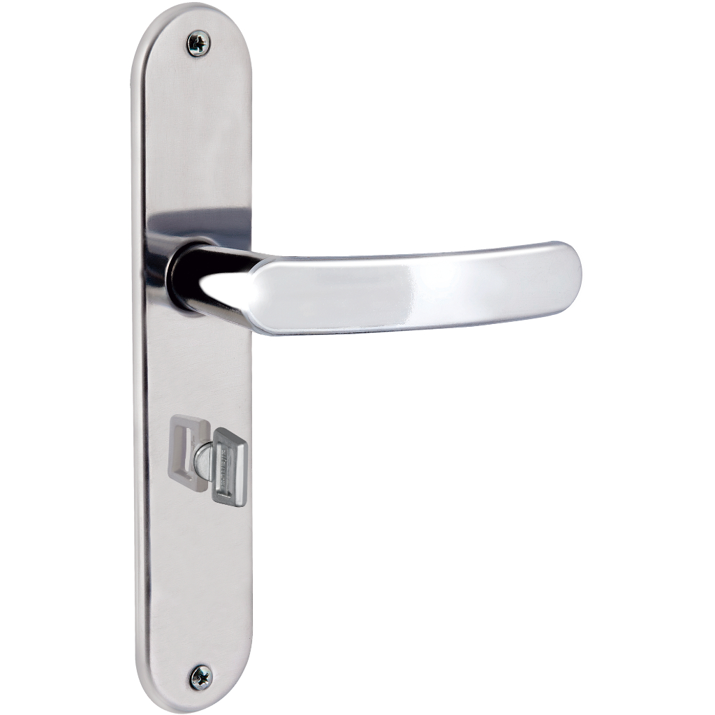 Fechadura Banheiro Aliança 2800/71 Inox Premium 40mm Porta de Madeira Lavabo WC
