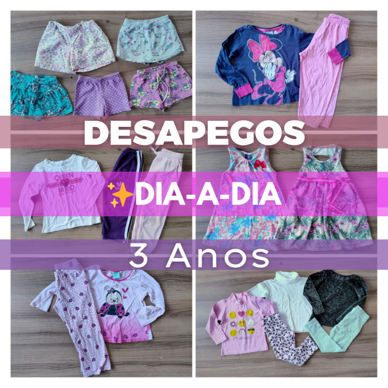 (Desapegos/Brechó Bebê) Roupas Infantil - Tamanho 3 anos Meninas - Dia-a-Dia ✨ -  Lotes e Peças únicas