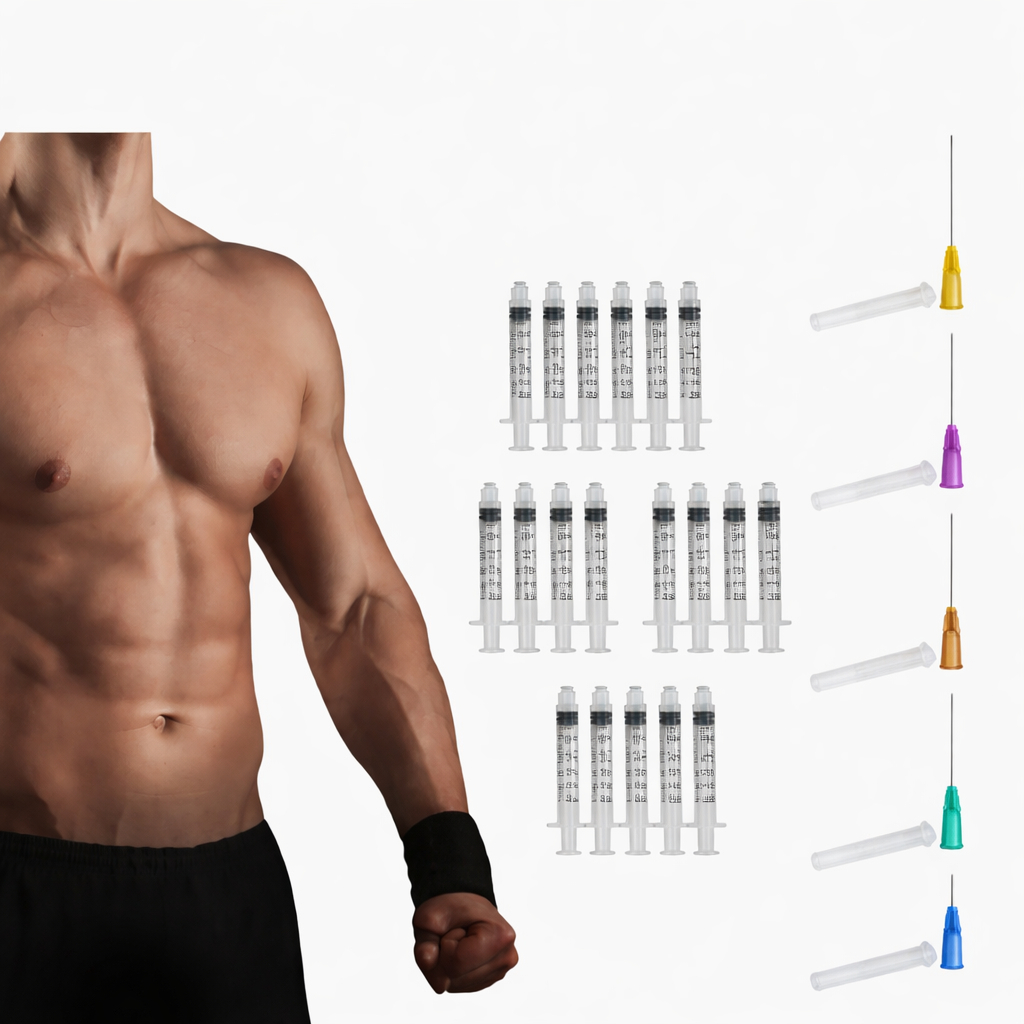 Kit com 100 Seringas + 100 Agulhas Hipodérmicas – Escolha os Tamanhos