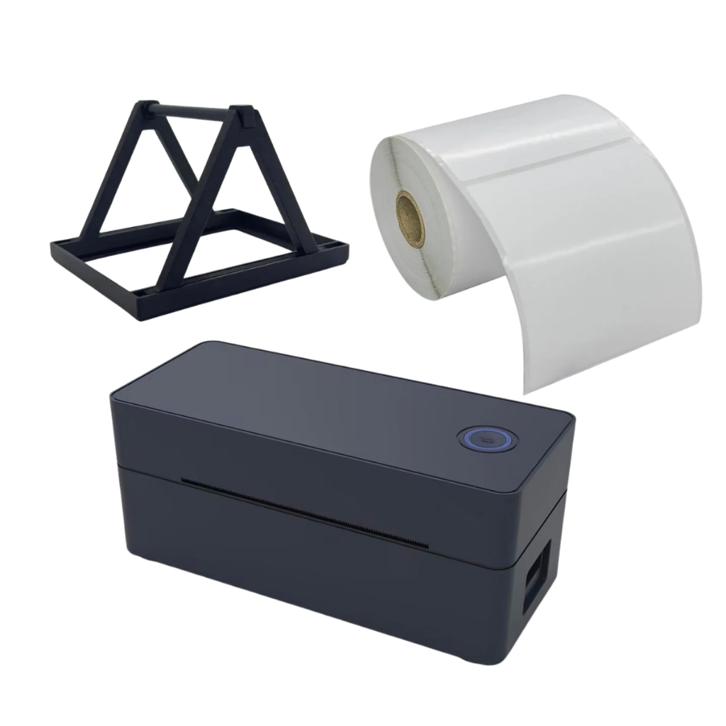 Impressora De Etiqueta Térmica Usb Bluetooth TT211 + 1 Rolo Etiqueta 100x150