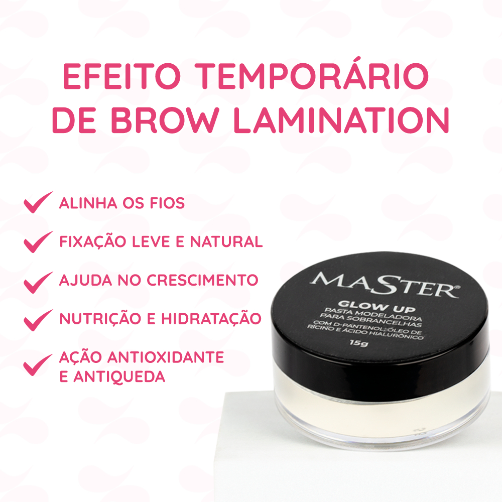 Pasta Modeladora para Sobrancelhas Master Glow Up 15g