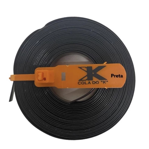 Cola de Queratina  K-Fita Preta Mega Hair Keratin Fix Rolo Rolo Original Preta com Lacre