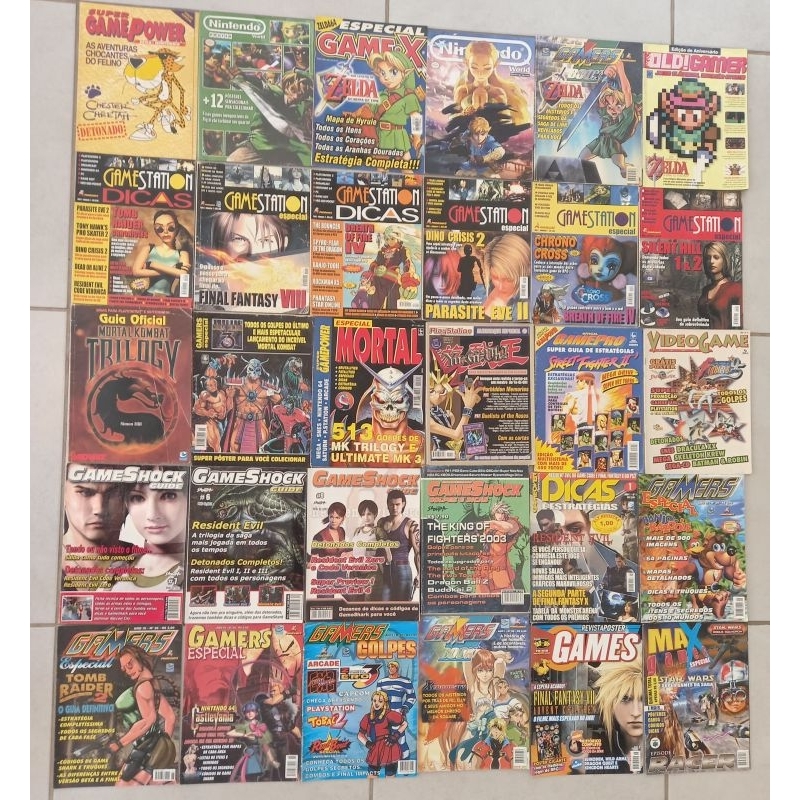 Revistas de Games, GameStation, Vídeo Games e Almanaque Especial  Games