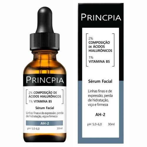 Kit 1/2 Sérum Facial Princpia Ácido Hialurônico 2% + B5 Hidratação Todos os Tipos de Pele