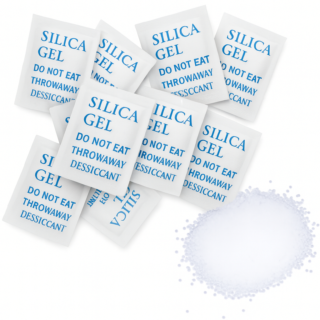 Sílica Gel 100 Unidades Dessecante Anti Mofo Umidade Sapato