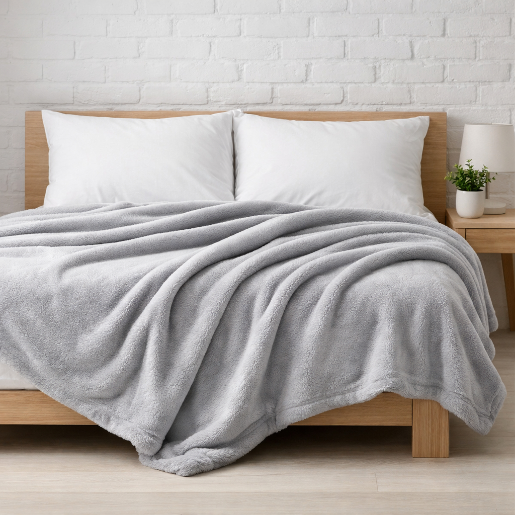 Coberta Manta Soft Casal Microfibra Lisa Anti-alérgica