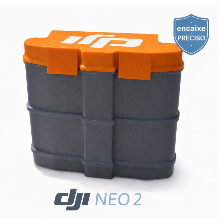 Case MILITAR Rígida DJI Neo 2 Maleta Compacta Anti-Impacto - Encaixes Precisos - Proteção Total p/ Baterias e Drone