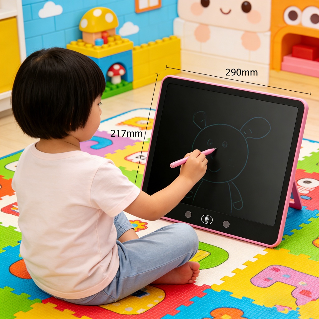 Tablet de Desenho LCD Infantil 8.5 13 16 Polegadas Lousa Mágica Digital, Apagamento Único, Leve e Portátil