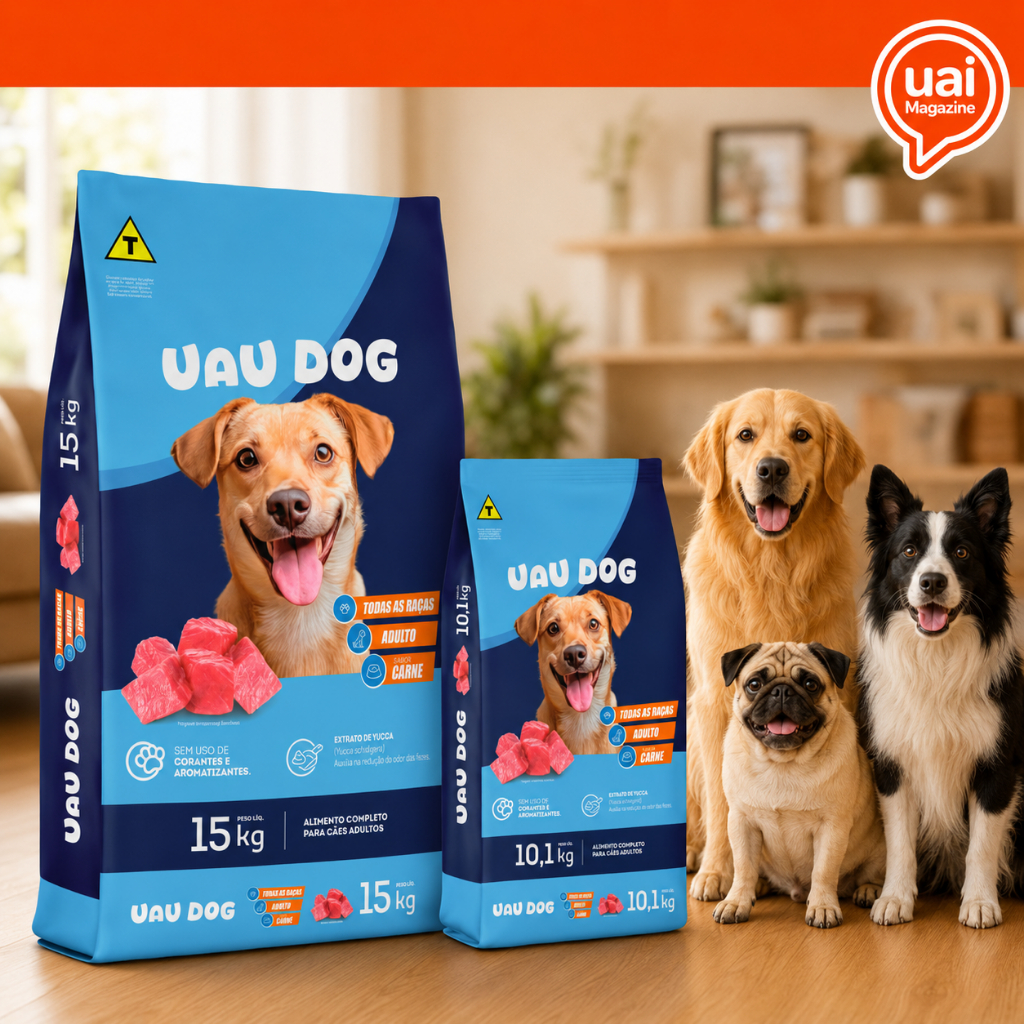 Ração Cachorro Adulto 10kg ou 15 Kg Uau Dog Tradicional