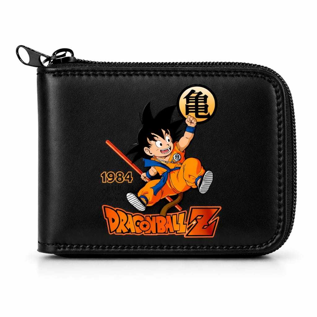 carteira infantil dragon ball z fecho zipe linda desenho estampada menino
