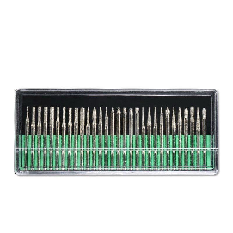 Kit 30 Brocas Diamantadas Profissionais Para Lixa Unha Elétrica Manicure Nail Designer
