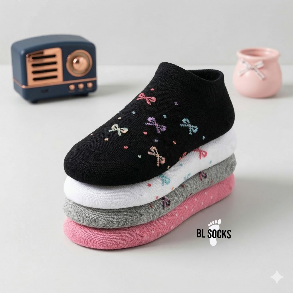 24 Pares de Meias Femininas Mulher Soquete Cano Curto Macias Cores Diversas